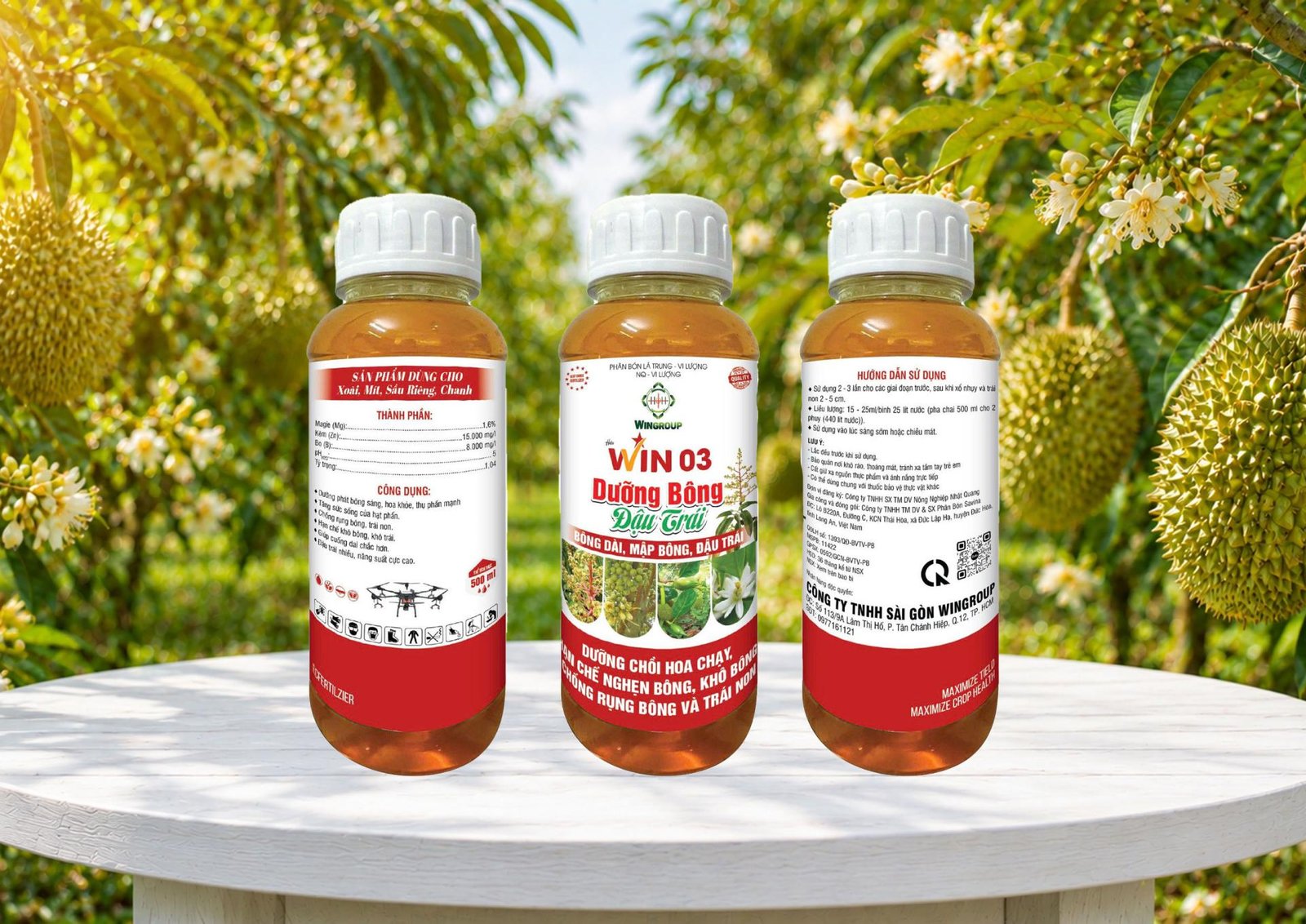 WIN 03 Dưỡng Bông - Đậu Trái